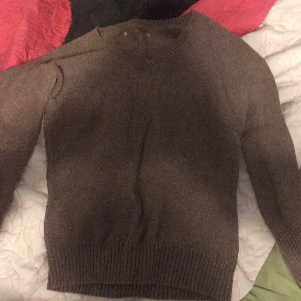 Brown sweater